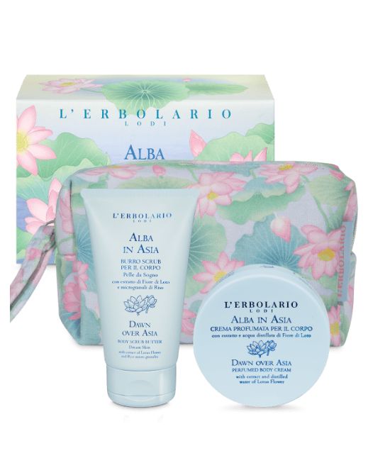 ALBA IN ASIA BEAUTY POCHETTE PELLE DA SOGNO BURRO SCRUB 50 ML + CREMA CORPO 75 ML - FarmaLucia