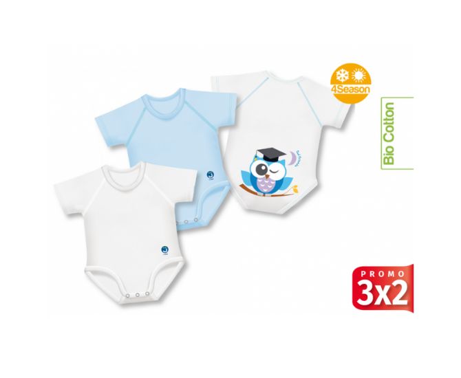 body-0-36-m-bio-cotton-4-season-owl-friends-gufo-blu-3-pezzi