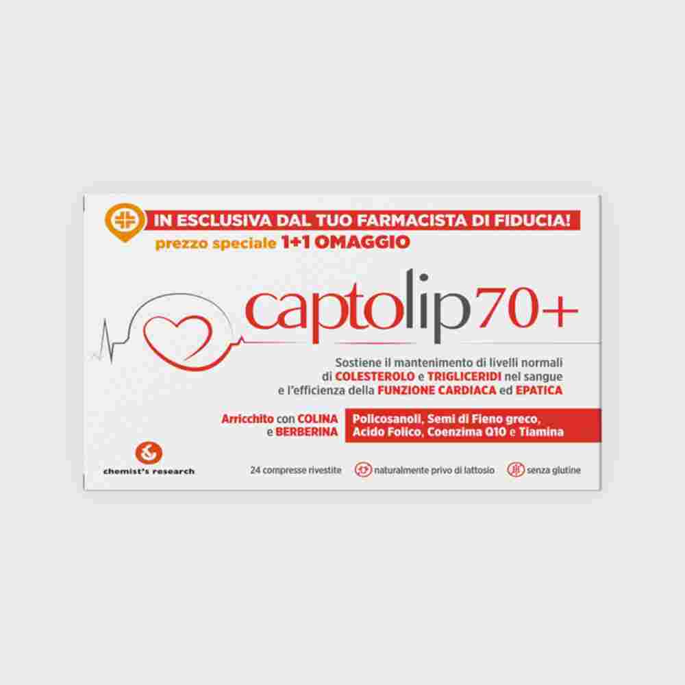 CAPTOLIP 70+ 24 COMPRESSE - FarmaLucia