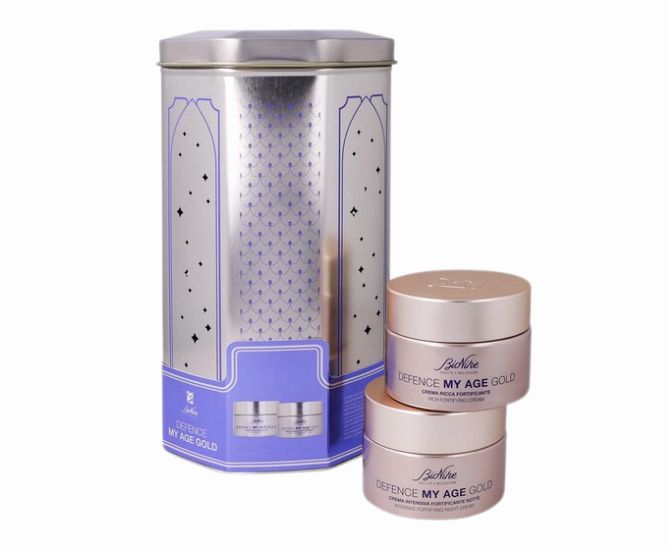 defence-my-age-gold-kit-natale-2024-crema-ricca-fortificante-50-ml-crema-intensiva-fortificante-notte-50-ml