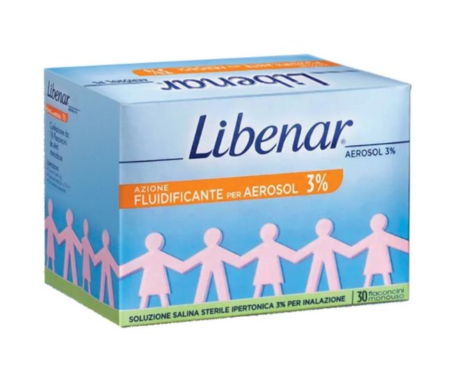 LIBENAR AEROSOL 3% IPERTONICA 30 FIALE - FarmaLucia