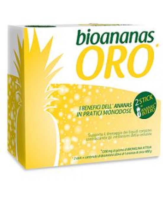 BIOANANAS ORO 30 STICK MONODOSE - Nessun limite di pezzi in acquisto - Spedizione gratuita SEMPRE - FarmaLucia