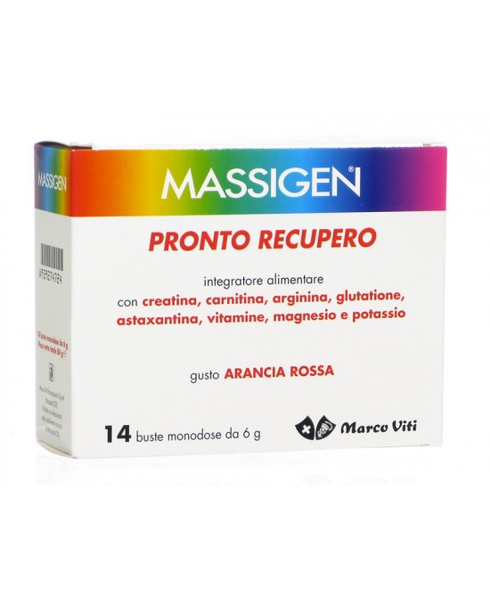 MASSIGEN PRONTO RECUPERO ZERO ZUCCHERI 14 BUSTINE - FarmaLucia