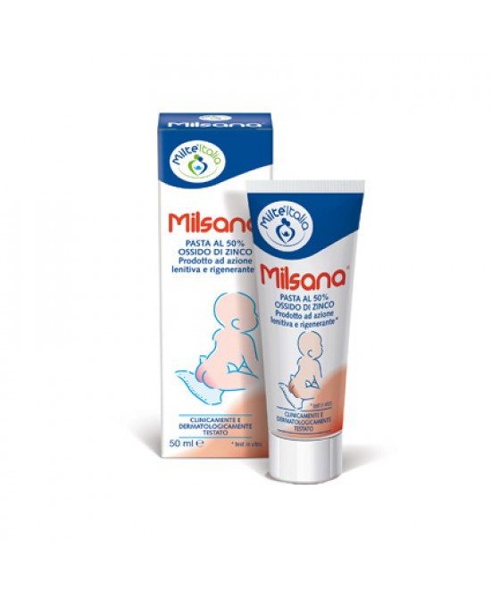 HUMANA BABY MILSANA PASTA PROTETTIVA ALL'OSSIDO DI ZINCO 50 ML - FarmaLucia