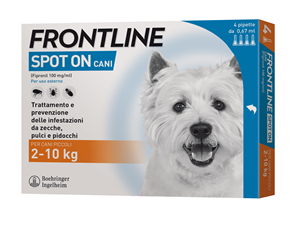 FRONTLINE*4PIP 2-10KG CANI - FarmaLucia