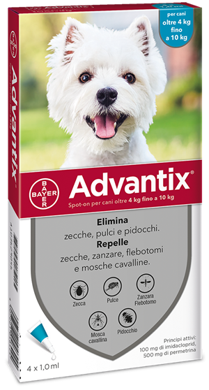 ADVANTIX SPOT ON*4PIP 4-10KG - FarmaLucia