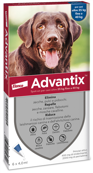 ADVANTIX SPOT ON*6PIP 25-40KG - FarmaLucia