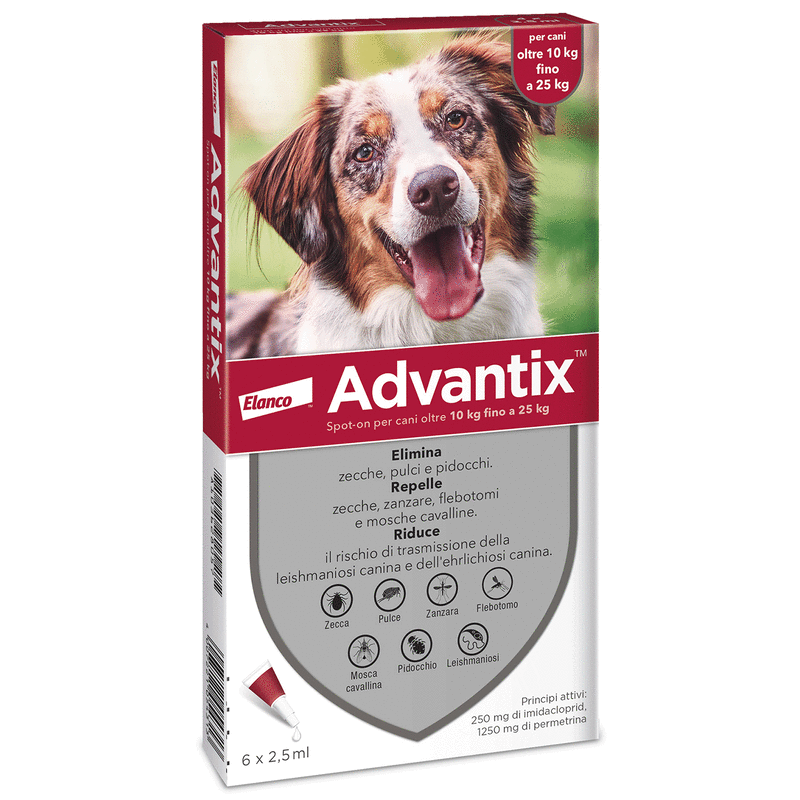 ADVANTIX SPOT ON*6PIP 10-25KG - FarmaLucia