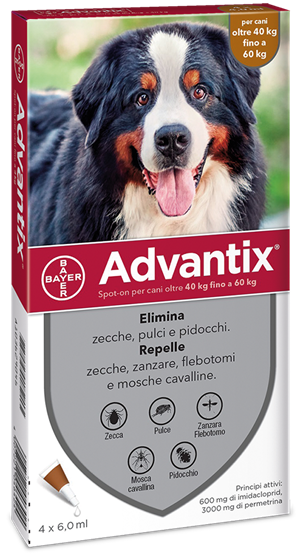 ADVANTIX SPOT ON*4PIP 40-60KG - FarmaLucia