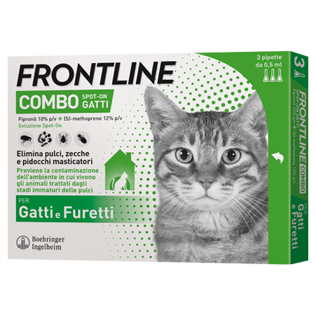 FRONTLINE COMBO*3PIP GATTI/FUR - FarmaLucia