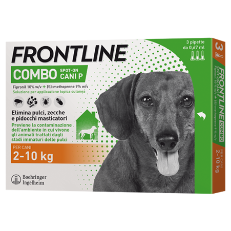 FRONTLINE COMBO*3PIP 2-10KG CA - FarmaLucia