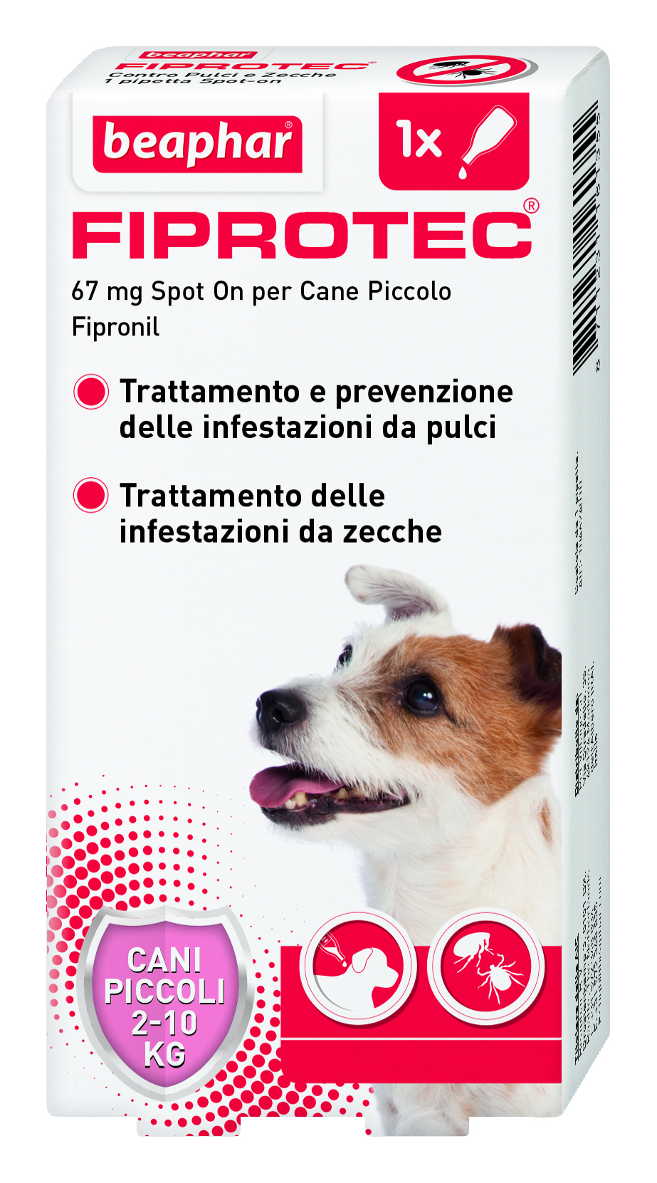 FIPROTEC*1PIP 2-10KG CANI - FarmaLucia