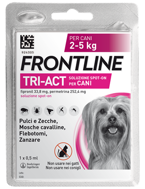 FRONTLINE TRI-ACT*1PIP 2-5KG - FarmaLucia