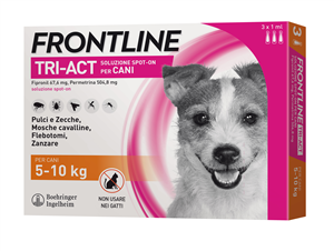 FRONTLINE TRI-ACT*3PIP 5-10KG - FarmaLucia
