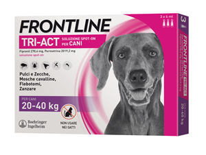 FRONTLINE TRI-ACT*3PIP 20-40KG - FarmaLucia