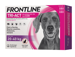 FRONTLINE TRI-ACT*6PIP 20-40KG - FarmaLucia
