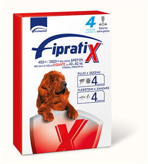 FIPRATIX*4PIP 40-60KG CANI - FarmaLucia