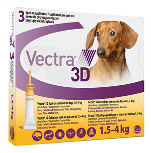 VECTRA 3D*3PIP 1,5-4KG GIALLO - FarmaLucia