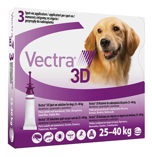 VECTRA 3D*3PIP 25-40KG VIOLA - FarmaLucia