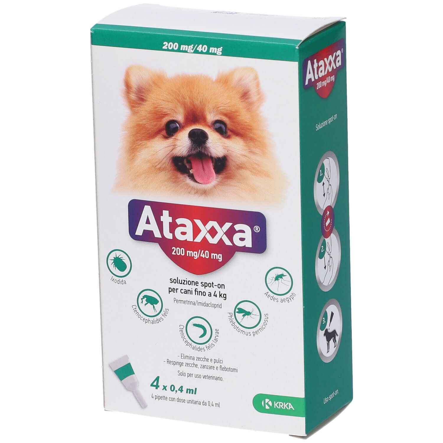 ATAXXA SPOTON*4PIP 0-4KG - FarmaLucia