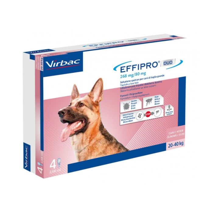 EFFIPRO DUO*4PIP 20-40KG CANI - FarmaLucia
