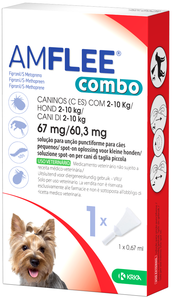 AMFLEE COMBO*1PIP 2-10KG CANI - FarmaLucia