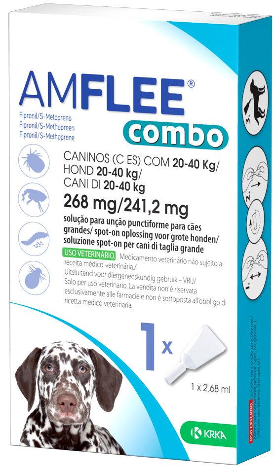 AMFLEE COMBO*3PIP 20-40KG CANI - FarmaLucia