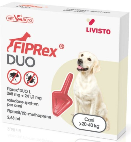 FIPREX DUO L*1PIP 20-40KG CANI - FarmaLucia