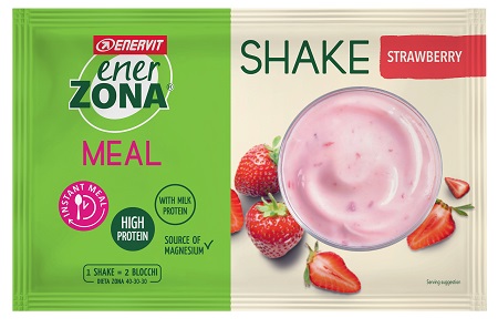 ENERZONA INSTANT MEAL FRAGOLA YOGHURT 1 BUSTA DA 50 GRAMMI - FarmaLucia
