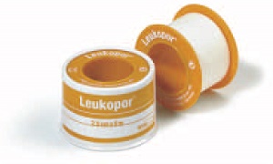 CEROTTO IN ROCCHETTO LEUKOPOR IPOALLERGENICO TESSUTO NON TESSUTO BIANCO 1,25X500 CM - FarmaLucia
