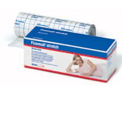 FASCIA AUTOADESIVA IPOALLERGENICA FISSAGGIO CATETERI FIXOMULL STRETCH. SUPPORTO IN POLIESTERE NON TESSUTO BIANCO, MASSA IN POLICARBONATO SENZA RESINE E GOMME NATURALI. 15X200CM - FarmaLucia