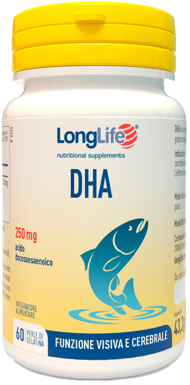 LONGLIFE DHA 250 MG 60 PERLE - FarmaLucia
