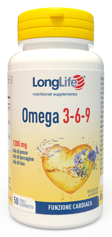 LONGLIFE OMEGA 3-6-9 50 PERLE FOTOPROTETTE - FarmaLucia