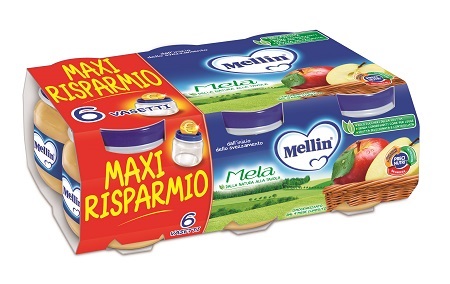 MELLIN OMOGENEIZZATO MELA 100 G 6 PEZZI - FarmaLucia