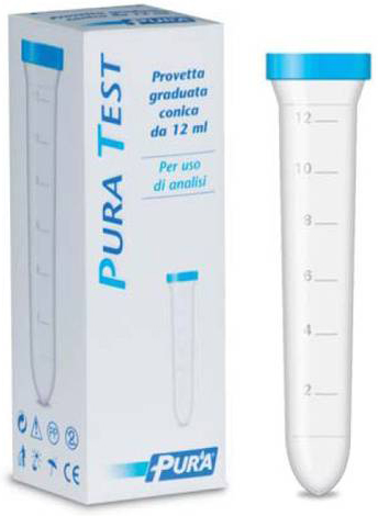 PROVETTA PER URINE PURA TEST GRADUATA CONICA 12 ML - FarmaLucia