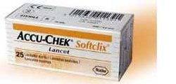 LANCETTE PUNGIDITO ACCU-CHEK SOFTCLIX 25 PEZZI - FarmaLucia