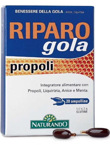 RIPARO GOLA PROPOLI 20 AMPOLLE BEVIBILI - FarmaLucia