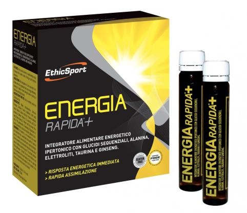ETHICSPORT ENERGIA RAPIDA+ 10 FLACONCINI 25 ML - FarmaLucia