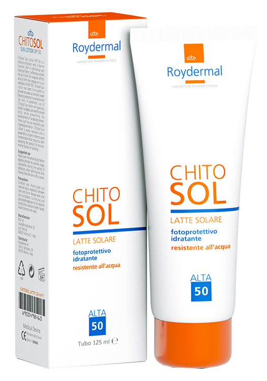 CHITOSOL LATTE SOLARE SPF50 125 ML - FarmaLucia