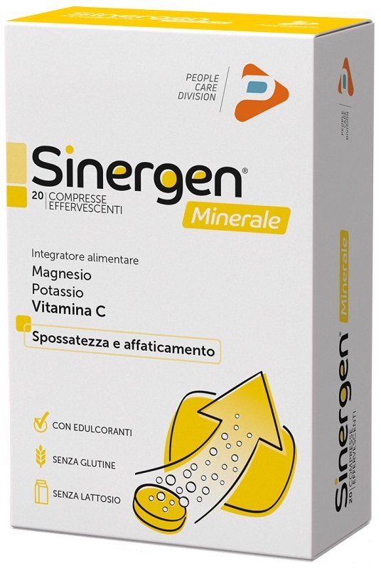 SINERGEN MINERALE LIMONE 20 COMPRESSE EFFERVESCENTI - FarmaLucia