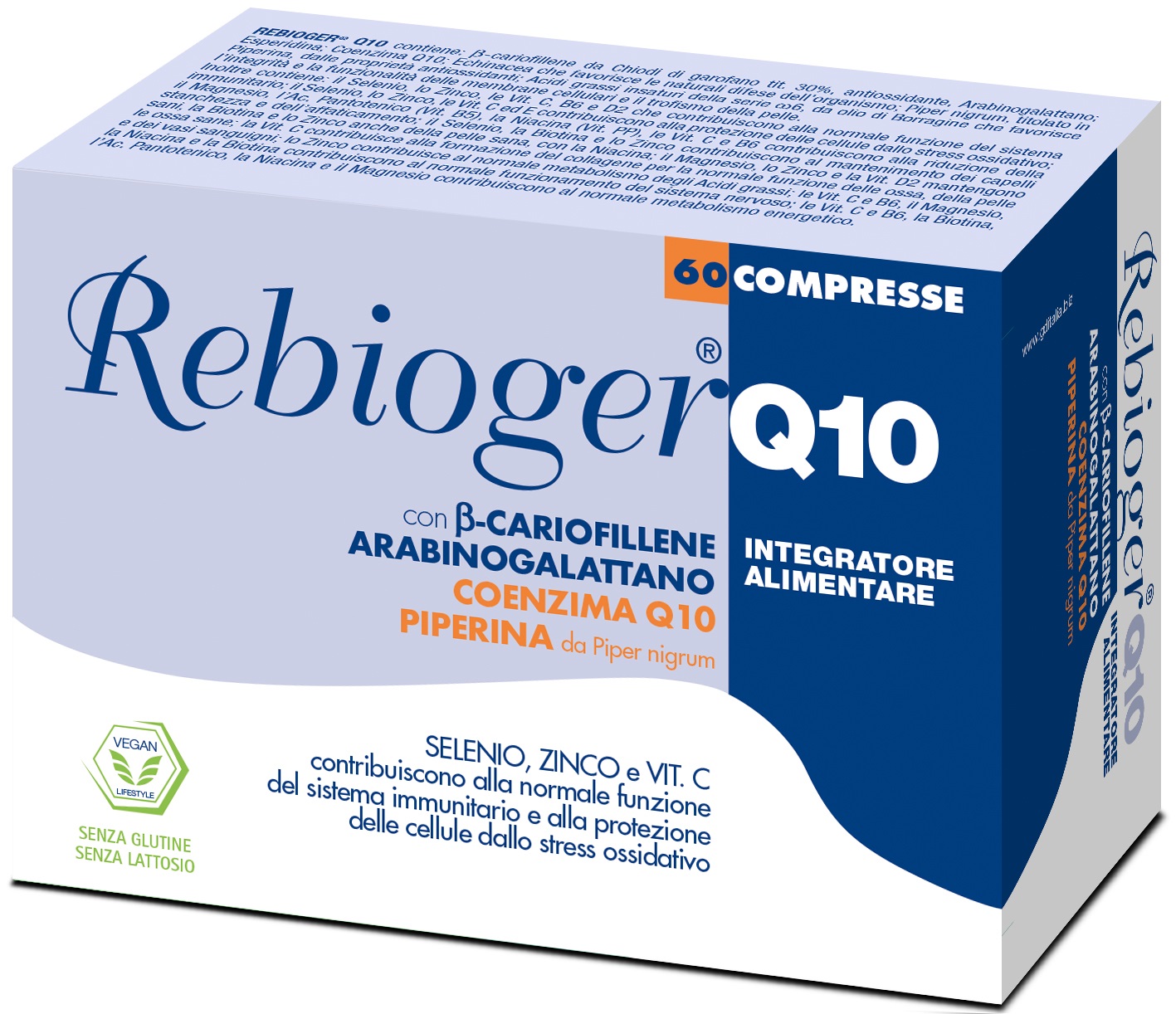 REBIOGER Q10 60 COMPRESSE - FarmaLucia