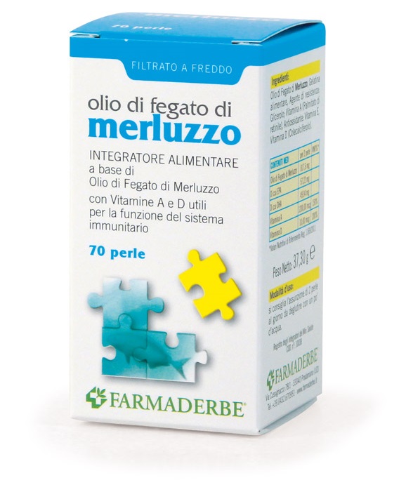 OLIO DI FEGATO DI MERLUZZO 200 PERLE - FarmaLucia