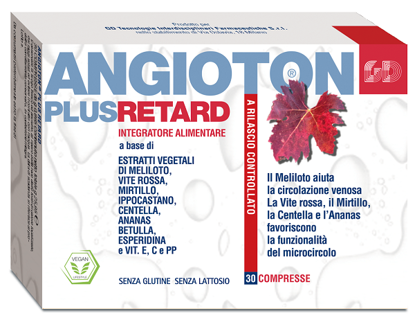 ANGIOTON PLUS RETARD 30 COMPRESSE - FarmaLucia