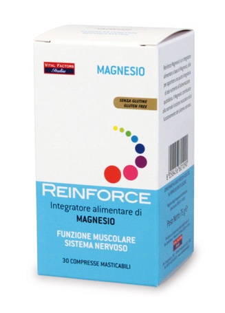 REINFORCE MAGNESIO 30 COMPRESSE MASTICABILI - FarmaLucia