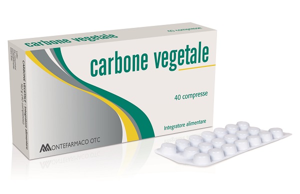 CARBONE VEGETALE 40 COMPRESSE - FarmaLucia