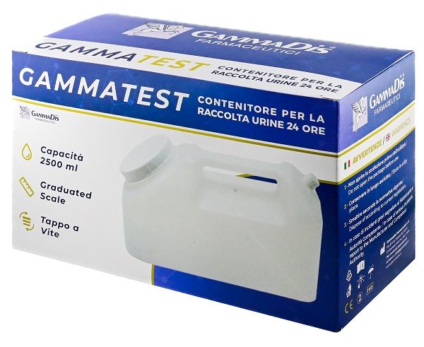 CONTENITORE STERILE PER LA RACCOLTA URINA GAMMASI 24H 2500 ML GAMMADIS - FarmaLucia