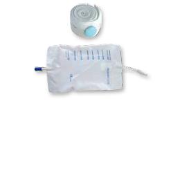 SACCA RACCOGLI URINA DA GAMBA PER INCONTINENZA IN PVC 750 ML TUBO RACCORDO DIRITTO 10 CM+RUBINETTO SCARICO+VALVOLA ANTIREFLUSSO+2 FASCE A BOTTONI 10 PEZZI - FarmaLucia