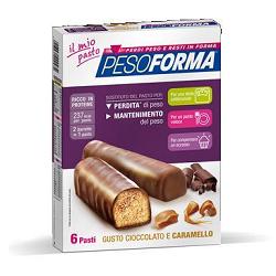 PESOFORMA BARRETTA CIOCCOLATO CARAMELLO 12 X 31 G - FarmaLucia