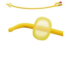 CATETERE FOLEY A MEDIA PERMANENZA  RUSCH GOLD PLUS A 2 VIE IN SILKOLATEX LATTICE-SILICONE PER ADULTO CH12 LUNGHEZZA 40 CM PUNTA CILINDRICA A 2 FORI PALLONCINO 5-15 ML 1 PEZZO - FarmaLucia