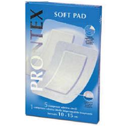 GARZA COMPRESSA PRONTEX SOFT PAD AUTOADESIVA 10X15CM 6 PEZZI - FarmaLucia